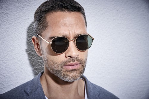 LOOKS by W. JOOP Runde Metall Sonnenbrille in Gold - Bild 6 von 8