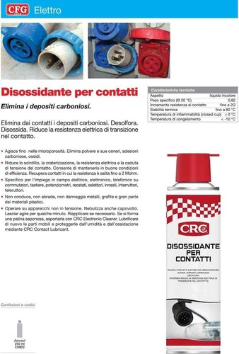 CRC Desoxidationsmittel für elektrische Kontakte 250 ml Oxid- und Staubentferner Spray - Bild 4 von 5