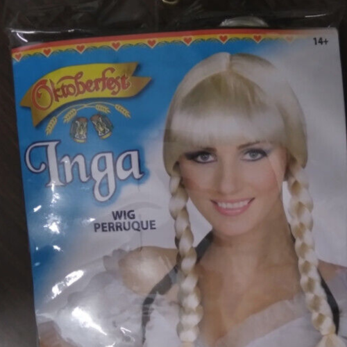 Oktoberfest Inga Peluca Alemana Sueca Rubia Trenza Foro Novedades Escenario Niña Dama - Imagen 13 de 15