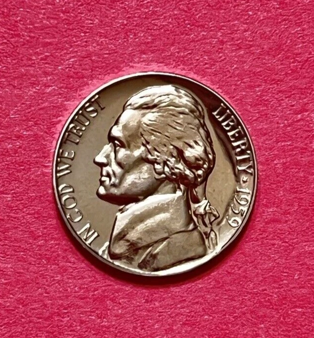 1959 Jefferson Nickel BRILLIANT GEM PROOF - Image 4 of 4