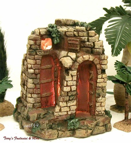 FONTANINI ITALY 2.5" EARLY 1996 NATIVITY VILLAGE TOWN HOUSE BUILDING 50166 MC - Picture 2 of 6