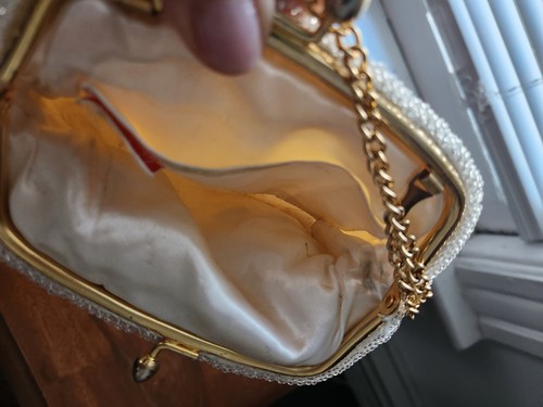 Women's formal beaded clutch - Picture 2 of 5