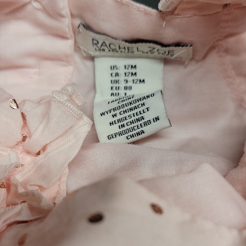 2 beautiful Baby Girl Size 12 Month Pink Dresses - Picture 4 of 8