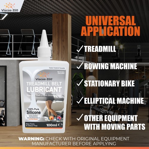 Treadmill Silicone Oil Lubricant Belt 100% Pure Ultra Grade - Made in UK - 100ml - Picture 7 of 8