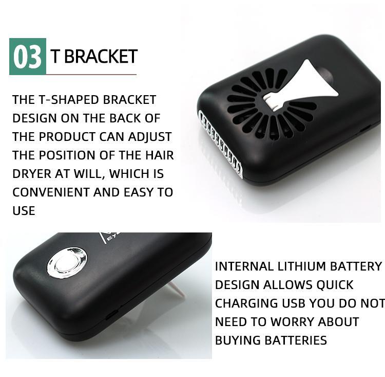 Secador De Pesta as Con Ventilador Usb Soplador De Aire