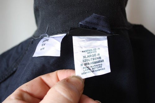 Vintage Workrite Original blue work jacket Randy Moorhead XL engineer - Picture 11 of 11