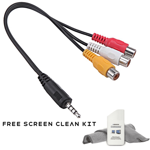 For TCL TV Audio Video AV AUX to RCA 