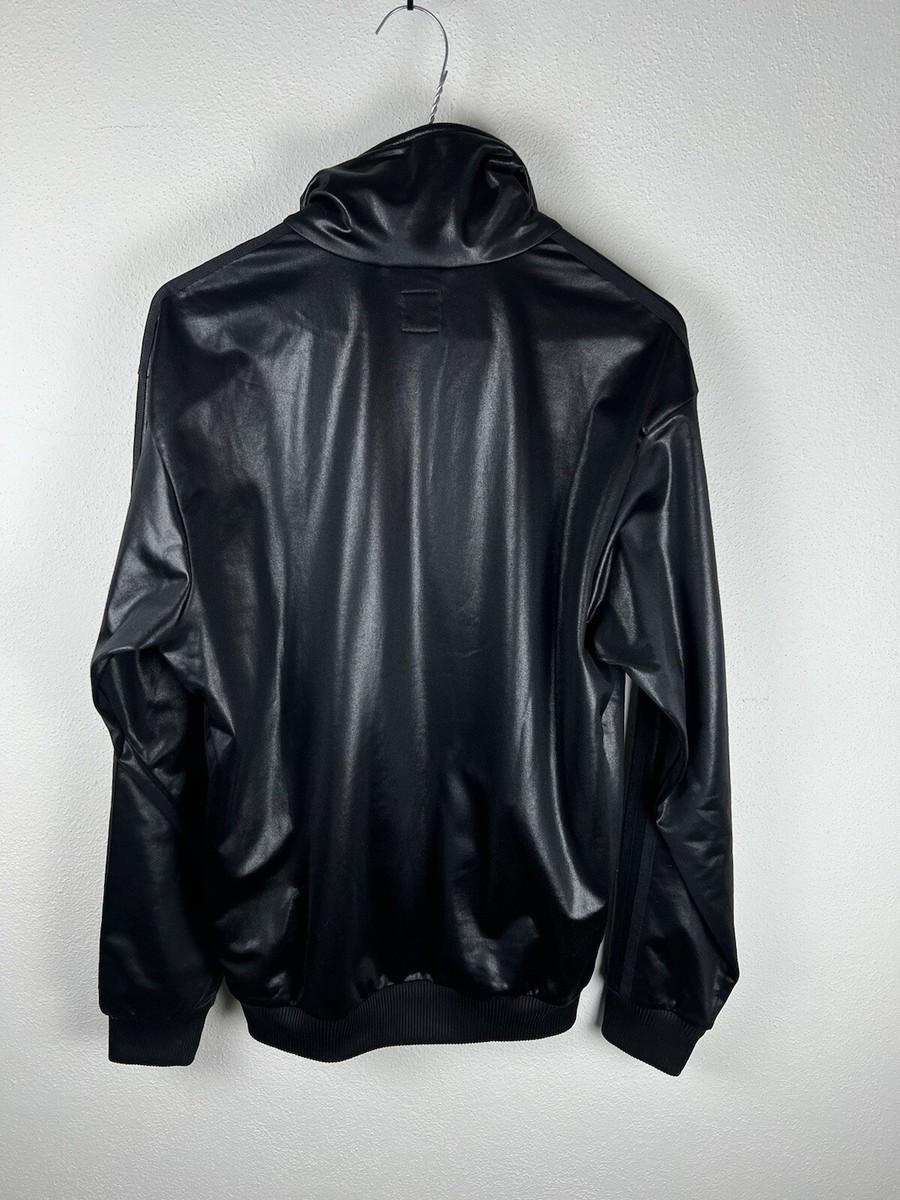 Adidas Chile 62 Shiny Black And Silver Size S Men Jacket | eBay