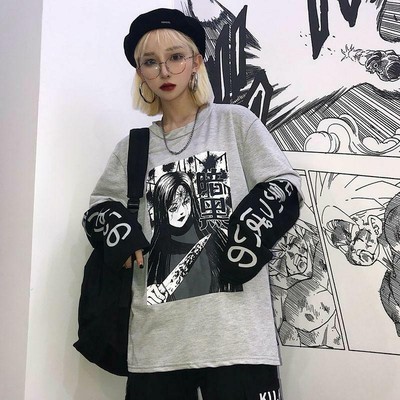 Harajuku Anime Fake Two Piece 