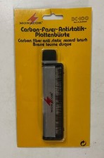 FIVE 5 MONACOR Carbon Fiber Anti-Static Record Brush DC-100 NEW 