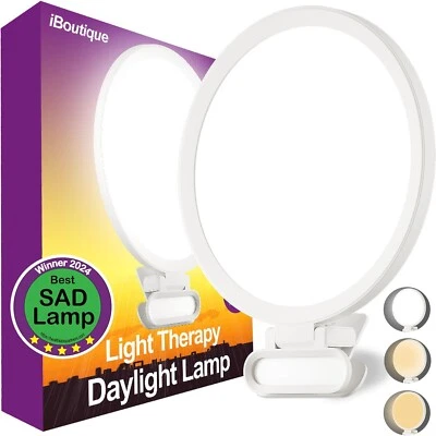 iBoutique SAD Lampe, Therapielampe 10k / 10.000 Lux Tageslicht, flimmerfrei
