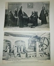 MOET & CHANDON - TORINO ESPOSIZIONE 1911 - LOTTO 2 CARTOLINE D'EPOCA - CHAMPAGNE