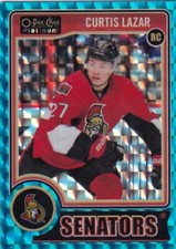 2014-15 O-Pee-Chee Platinum Blue Cubes #186 Curtis Lazar 59/65