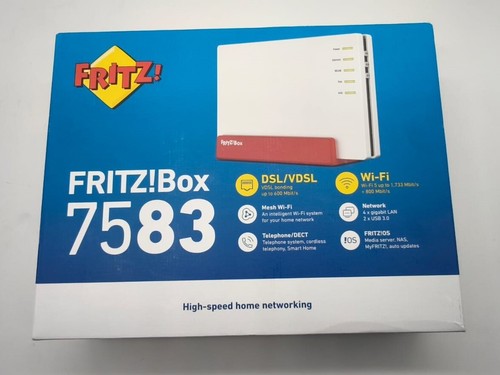 FRITZ!Box 7583 VDSL WLAN-Router Wi-Fi 5 DSL-Modemrouter Business International!! - Picture 5 of 6