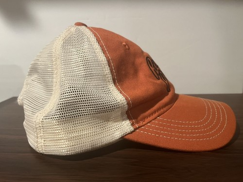 Reeses Puffs Cereal Strap back Trucker Hat - Vintage Rare Embroidered Orange - Picture 4 of 7