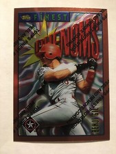 1996 Topps Finest Bronze Phenoms #82 Benji Gil Rookie Baseball Card