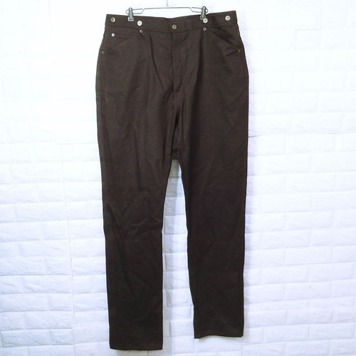 NWOT Tombstone Outfitters USA-made Brown Denim Jeans 40x36 Button-fly 5-Pockets - Picture 4 of 13