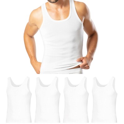 5 Unterhemden für Herren von ESGE, Feinripp, 5 Stück, Achselhemden, bis ...