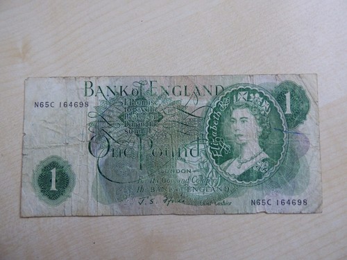 Elizabeth II Bank of England £1 One Pound Banknote Choose J.S. Fforde 1966-1970 - Picture 62 of 67