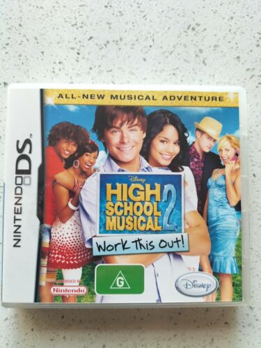Disney High School Musical 2: Work This Out! for Nintendo DS/2DS/3DS with Manual - Picture 1 of 3
