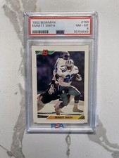 1992 Bowman Emmitt Smith PSA 8