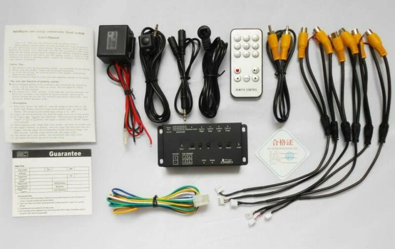 360° DC 12V Car SUV DVR Record Panoramic View All Round Rear View Camera System - Image 3 of 4