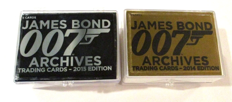 Juegos completos de cartas base James Bond 007 Archives edición 2014 y 2015 189 cartas Foto 3 de 3