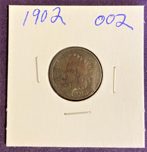 Indian Head Penny 1902 - zirkuliert - Münze #002 - Bild 1 von 2