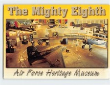 Postcard The Mighty Eight Air Force Heritage Museum Pooler Georgia USA