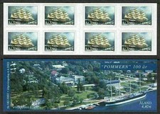 Aland J05 Booklet 2003 MNH SA Sailing Ship  Below face