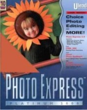 Ulead Photo Express 2000 Platinum PC CD edit digital image picture editing tool!