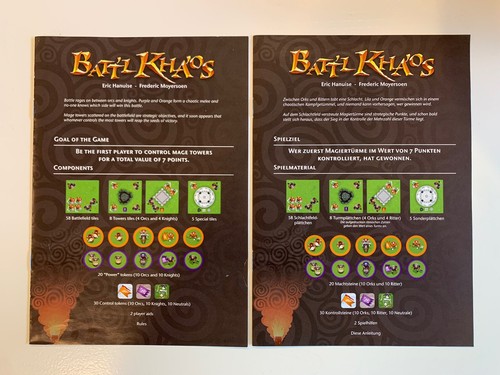 Batt'l Kha'os (Battle Chaos) Tile Board Game by Z-Man Games 2009, Complete VG - Picture 4 of 8