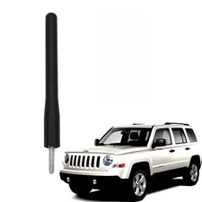 Short Stubby Antenna mast delete 4 in aluminum for 2007-2017 Jeep Patriot (MK74)
