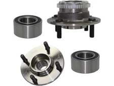 Front and Rear Wheel Hub and Bearing Kit fits Hyundai Elantra 2001-2006 55WZKM