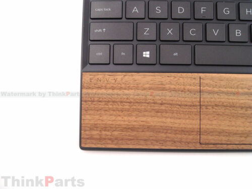 New/Orig HP ENVY 13-AQ 13T-AQ 13" Palmrest US Backlit Keyboard Bezel Wood grain - Picture 3 of 3