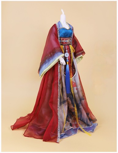 1/3 BJD Muñeca Trajes Ropa Antigua Estilo Chino Vestido Bonitos Juguetes Accesorios - Imagen 24 de 36