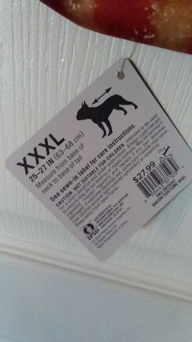 BOOtique Bacon Hundekostüm - "You're Bacon Me Crazy" XXXL 25-27 Zoll - Neu mit Etikett - Bild 4 von 10