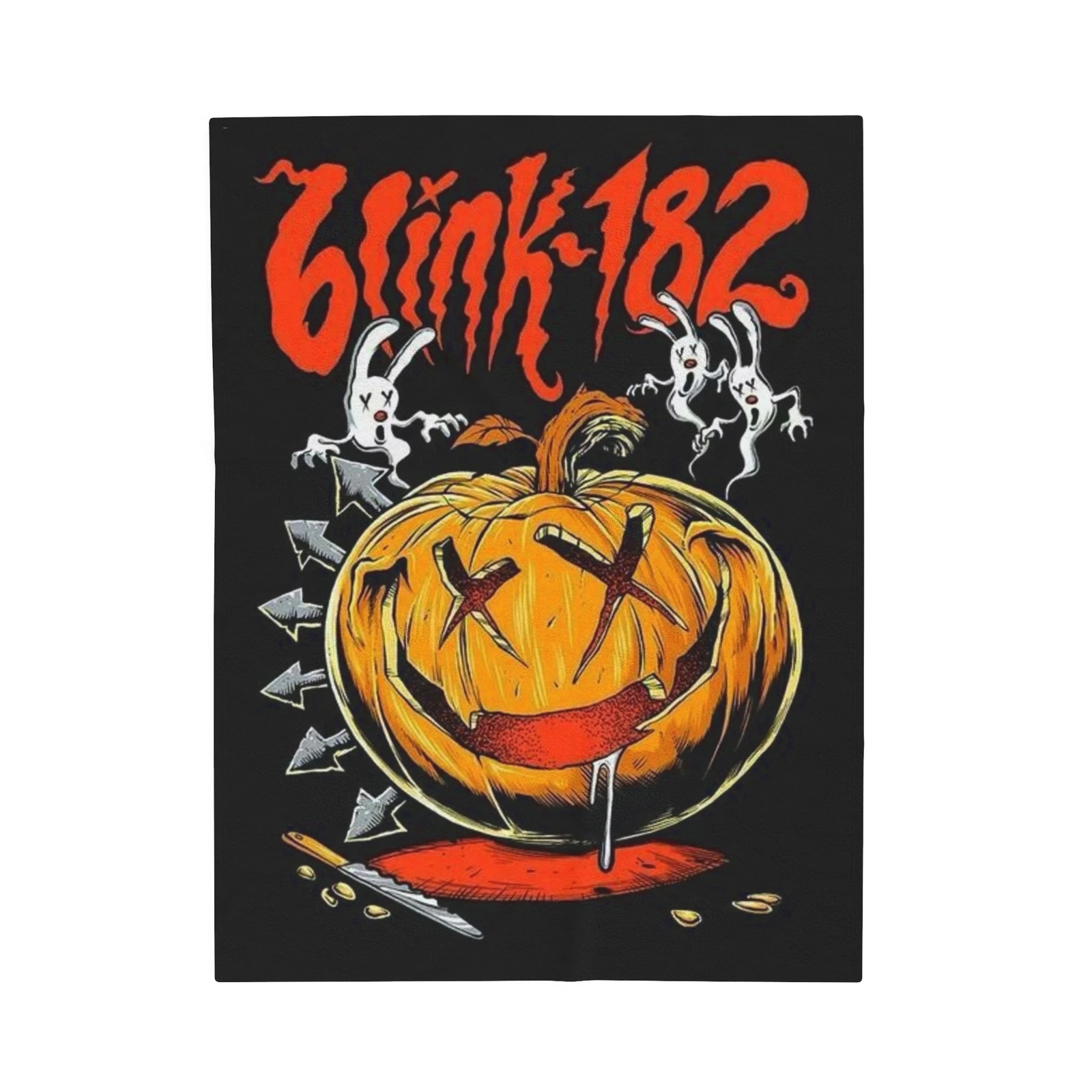 B182 Rock Band Fleece Blanket