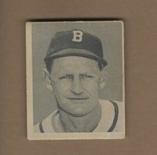 1948  BOWMAN  BASEBALL  BOB  ELLIOT  # 1   