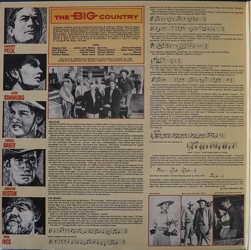 Silva Screen Film030 Moross:The Big Country/Philharmonia Orch/Bremner,UK,NM - Picture 3 of 6