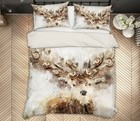 3D Fawn Rose ZHUB393 Bed Pillowcases Quilt Duvet Cover Queen King Zoe