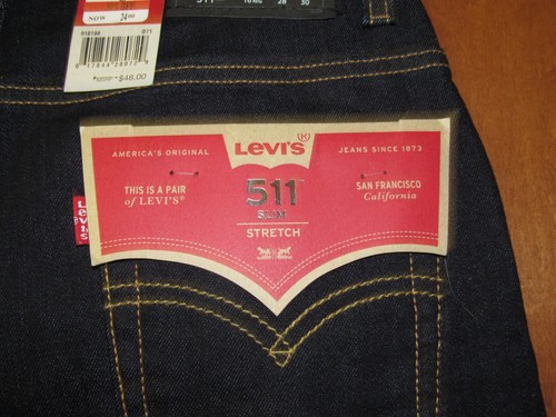 Levi’s 511 Slim Flex Stretch Jeans Boys Youth Size 16 28x30 NEW! - Picture 4 of 6