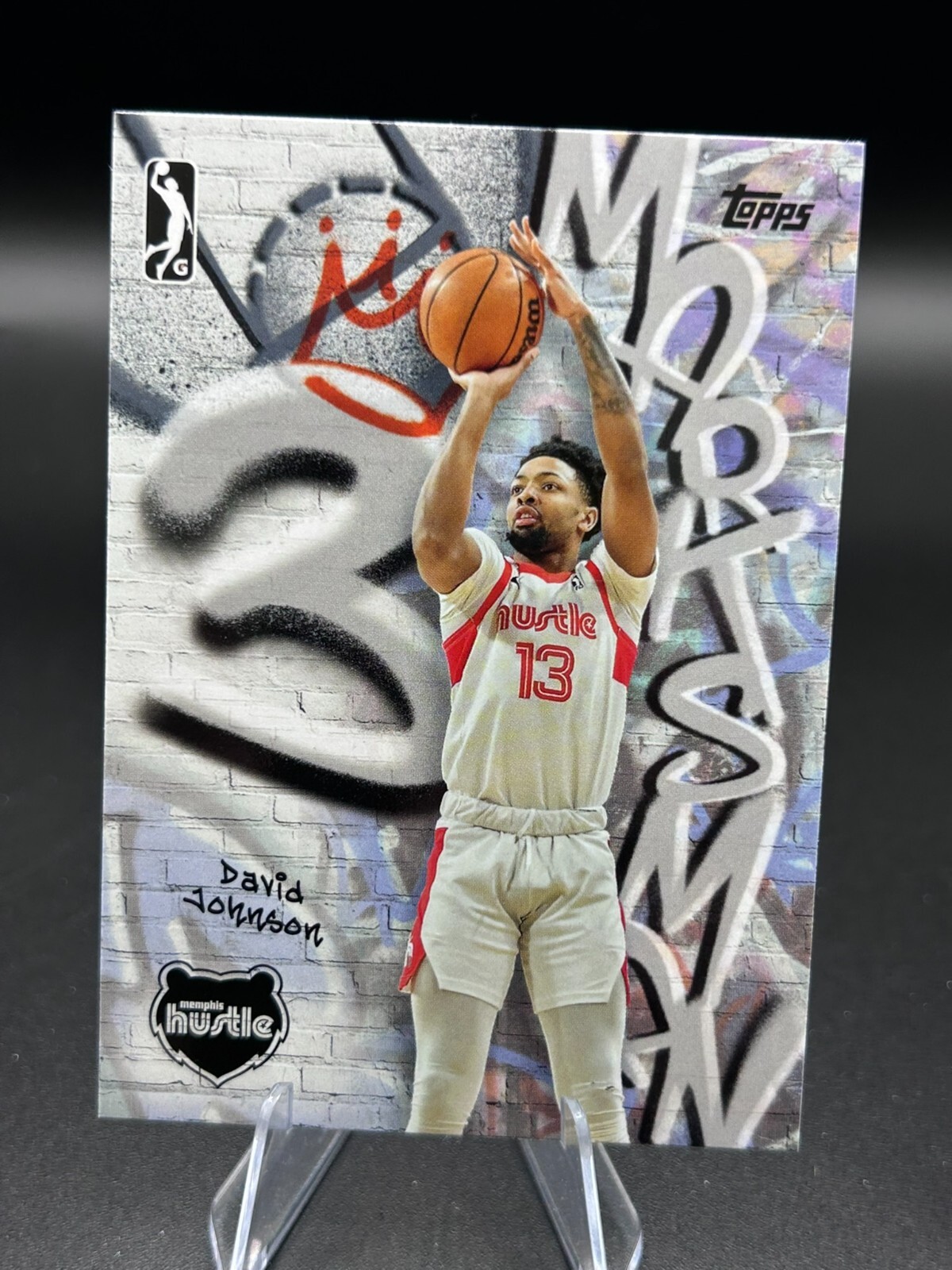 2024-25 Topps G League Marksman MM-23 David Johnson - Memphis Hustle
