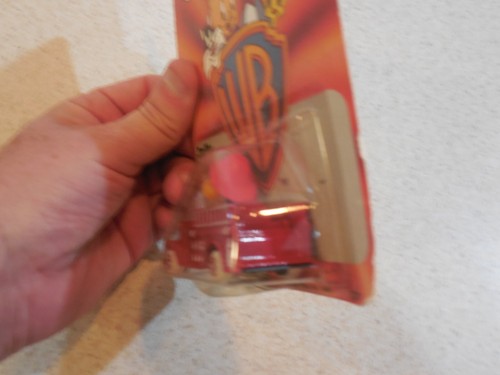ERTL Looney Tunes Daffy Duck Die Cast Metal Car Fire Truck 1988 Vintage WB NEW - Bild 5 von 7