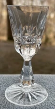 Set of THREE Waterford Crystal Rosslare Cordial Glasses Goblets