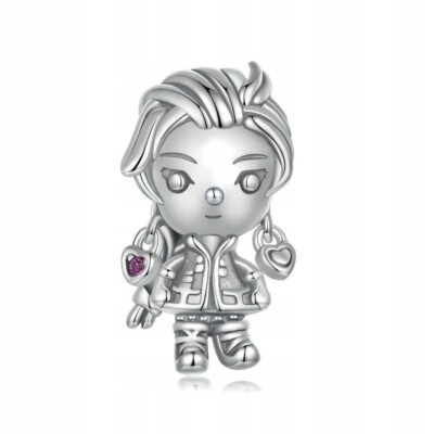 Fraise Charms Sterling Silber S925 Mädchen-Tochter-Anhänger für Armband