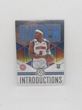 Jalen Duren 2022-23 Mosaic Basketball Introductions Insert RC Pistons #3