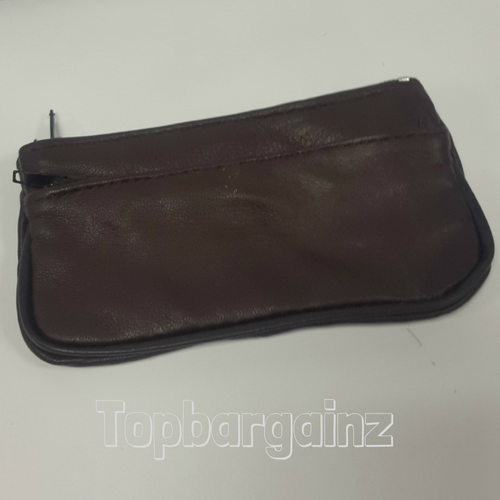 Leather Purse Ladies Coin Clutch Small Real Zip Bag Key Holder Wallet Womens - Picture 15 of 19