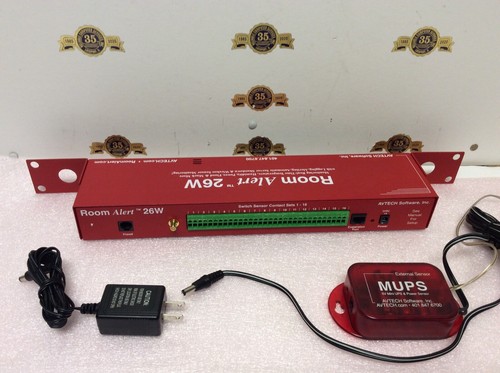 AVTECH Room Alert 26W MUPS External Sensor & power adaptor LTE05W-S1 - Picture 7 of 9