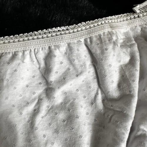 3 VTG Simply Basic cotton briefs Underwear Panties Granny Sissy Large Sz 10 NWT - Picture 5 of 8